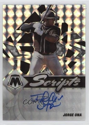 2022 Panini Mosaic Scripts Mosaic Prizm Jorge Ona #SC-JO Auto - Image 1 of 2