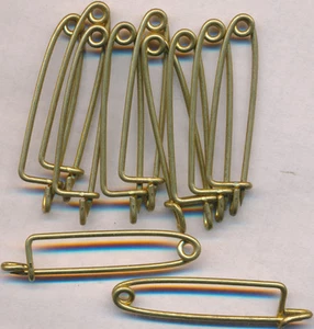 Pins for Badges, 35 Millimeters, Set Of 10 Hand Signed & #'D (10131) - Picture 1 of 2