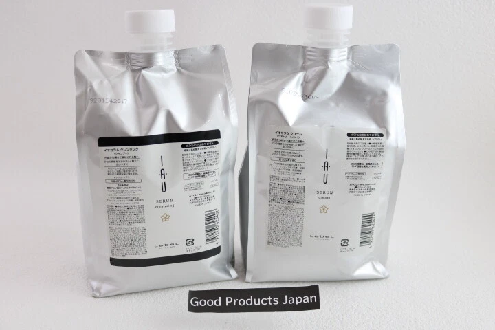 Lebel IAU Serum Cleansing Shampoo 1000mL,Cream Treatment 1000g Single or set - Image 1 of 3