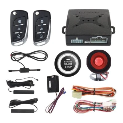 EASYGUARD start stop keyless entry system pke remote engine start shock alarm - Image 1 of 4