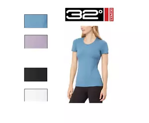 32 Degrees Cool Womens 3 Pack Ultra Soft Cotton Blend Tee Shirts CHOOSE SZ - Picture 1 of 6