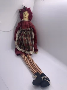 Primitive Long-legged Raggedy Ann, Vintage - Picture 1 of 1