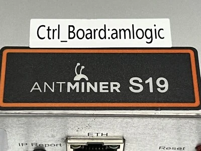 MINER MINATORE  ANTMINER ASIC BITCOIN BTC S19 90TH/s 3250w PERFETTO Come Nuovo - Immagine 1 di 4