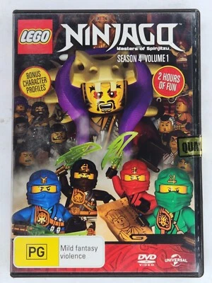 Lego Ninjago Season 4 Vol 1 Episodes 35-39 - DVD Region 2 4 PAL - - Image 1 of 2