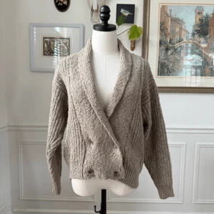 Vintage 70er 80er Banana Republic Safari & Travel Clothing Co Strickjacke Pullover Kinderbett - Bild 1 von 8