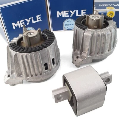 2x MEYLE Motorlager + MEYLE HD Getriebelager für Mercedes C E CLK W204 W212 - Bild 1 von 4