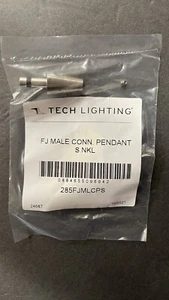 Tech Lighting FJ MALE CONN. Pendant 285FJMLCPS Satin Nickel BRAND NEW - Picture 1 of 3