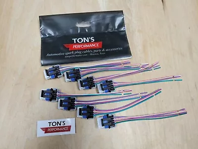 8 Pack Ignition Coil Connector Wiring Pigtail GM LS LS2 LS3 LS7 D581 D585 Truck - Image 1 of 4