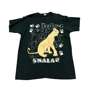 VTG 90'S THE LION KING NALA MOVIE PROMO BLACK SHORT SLEEVE T SHIRT SZ XL (12) - Picture 1 of 6