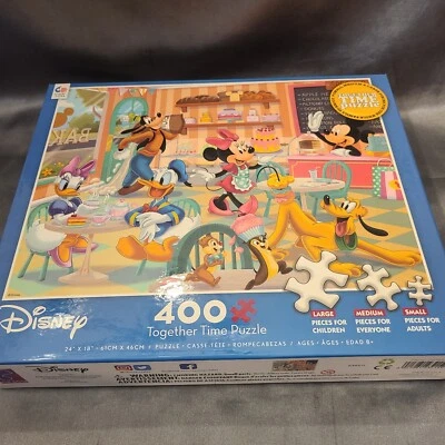迪士尼、米奇和米妮老鼠面包店拼图 - Together Time Puzzle 400 件礼物 — 第 1/4 张图片