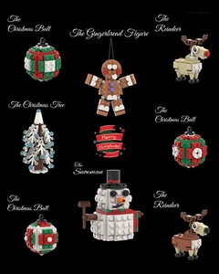 Lego® Weihnachten MOC Christmas NEU Advents kalender Instruction Bauanleitung - Picture 1 of 9