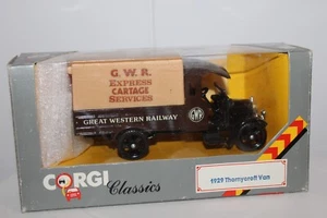 Corgi Classics Thornycroft Van "G.W.R. Express Cartage Service"  1:50s - Picture 1 of 10