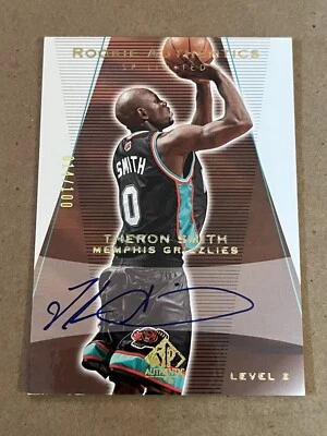 2004-05 UPPER DECK SP AUTHENTIC -ROOKIE - THERON SMITH #184 AUTOGRAPH /100 - Image 1 of 2