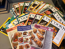 Cooks Illustrated Lot of 25 Americas Test Kitchen Cooks Country Mixed Lot