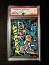 2019 Zion Williamson PANINI COURT KINGS APPRENTICE ARTISTS # 9 PSA 9 - ROOKIE RC