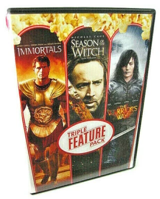 Immortals Season of the Witch Warrior's Way Relativity Media 3-DVD Set R1 (2013) - Image 1 of 4