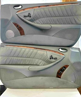 2006 - 2009 Mercedes CLK350 Door Panel Set Lh Rh With Window & Seat Switches - Image 1 of 4
