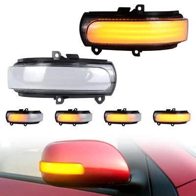 Dynamic 2x LED Side Mirror Turn Signal Light For 2011-2016 Scion Tc 2008-2015 xB - Image 1 of 4