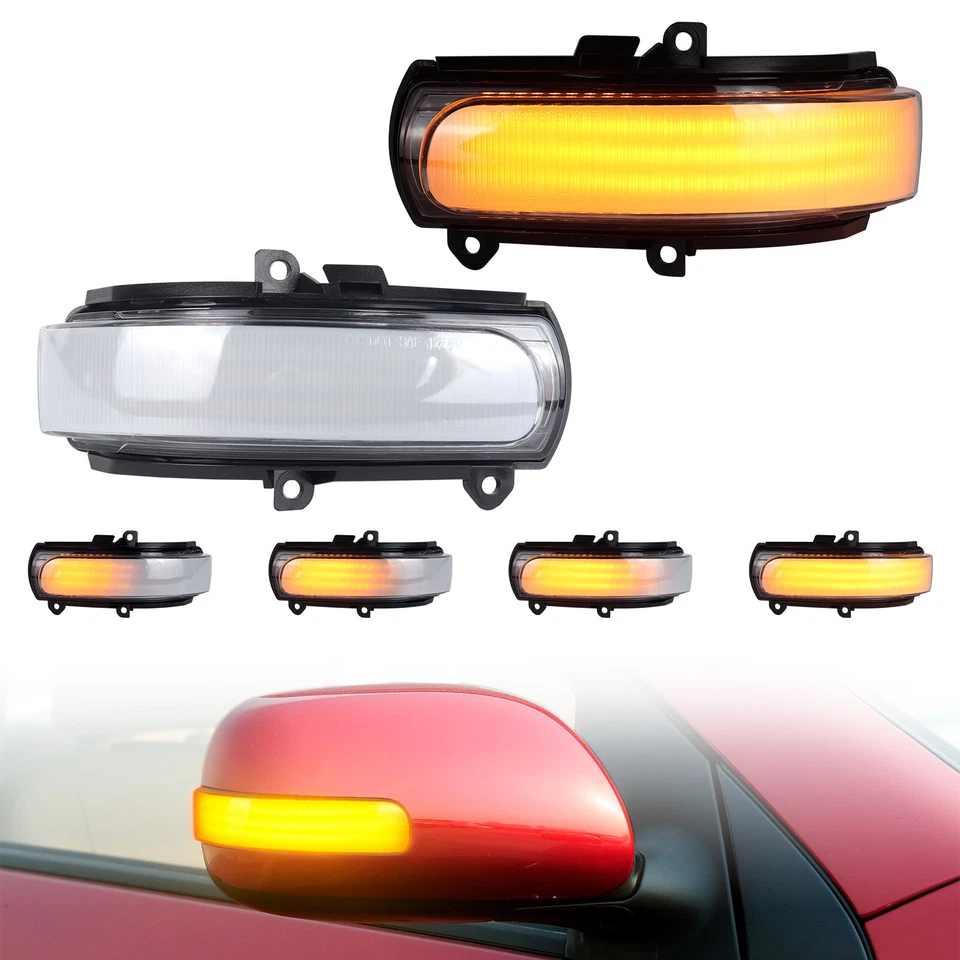Dynamic 2x LED Side Mirror Turn Signal Light For 2011-2016 Scion Tc 2008-2015 xB Foto 1 de 4
