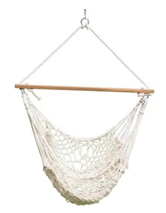 GARDEN TREASURES LIVING 44” WIDE COTTON ROPE SWING-MODEL #0226725 (350 LB LIMIT) - Picture 1 of 24