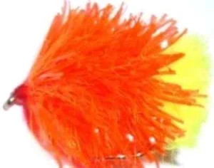 5 or 10 Blobs ,Blob Orange and Yellow A1 TROUT FLIES #10 barbed /BL 1 - Picture 1 of 2