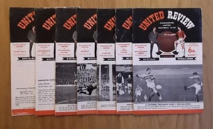 Manchester United 1964/65 Selection of Home League Programmes from menu A-N - Picture 1 of 8