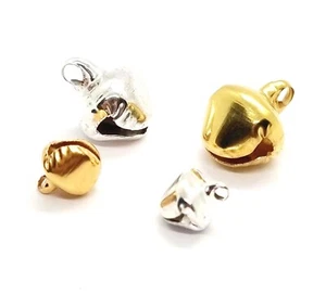 50 KLEINE VERSILBERTE JINGLE GELLS - 8 mm oder 10 mm - Bild 1 von 22