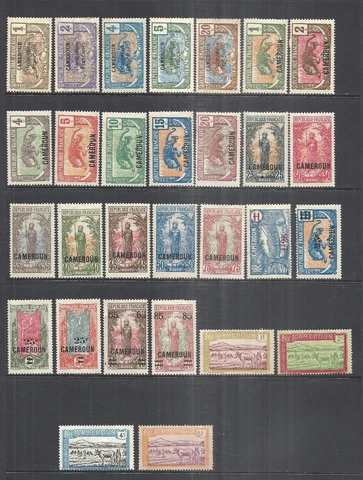 CAMEROUN  ONE PAGE MINT ISSUES      1916 - 1926 Cover