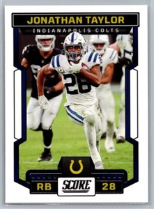 2023 Panini Score #9 Jonathan Taylor Indianapolis Colts Football Card