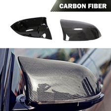 Fit for BMW X3 F25 X4 F26 X5 F15 X6 F16 Mirror Cover Cap Real Carbon 2015-2018