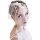 Soft and Comfortable Netting Veil White Pearls Veil Fascinators Hat for Women