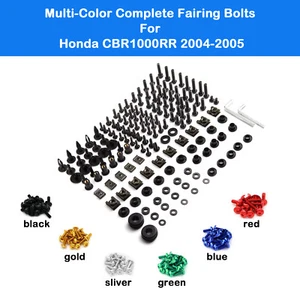 Complete Fairing Bolts Screws Fit For Honda CBR1000RR CBR 1000rr 2004-2005 - Picture 1 of 67