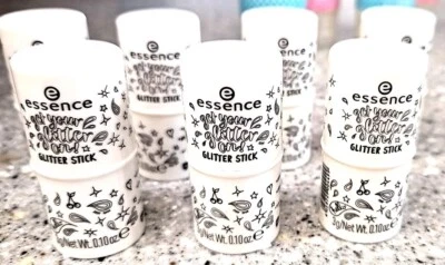 Lot 7 Pk Essence Get Your Glitter On Face Highligher Stick 4 Rose Gold & 3 Gold - Image 1 of 4