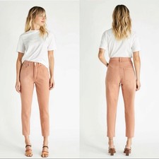 NWT ETICA Coffee Alex High Waist Ankle Slim Fit Jeans Size 28 waist