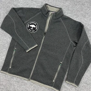 Arborwear Jacke Herren klein grau Hirschhorn Fleece gefüttert Logo Langarm durchgehender Reißverschluss - Bild 1 von 13
