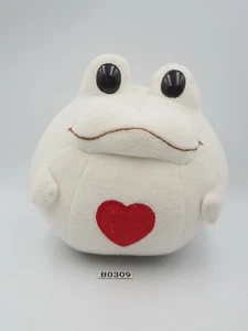 Keroppi Style Frog B0309 White Bandai Banpresto 2004 Plush 5.5" Toy Doll Japan - Picture 1 of 7