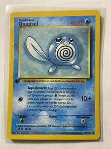 Poliwag Alemán 1a Edición Conjunto Base Casi Como Nuevo 59/102 - Imagen 1 de 2