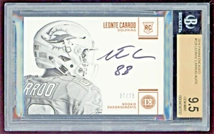 Leonte Carroo 2016 Panini Encased Rookie Endorsements AU #128 37/75 BGS 9,5 - Imagen 1 de 2
