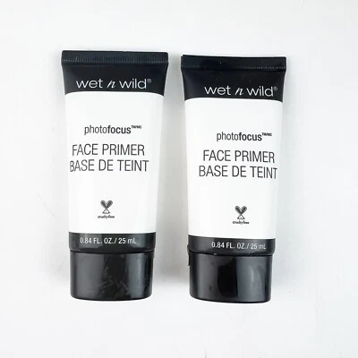TWO New Wet N Wild Photofocus Matte Face Primer .84 fl oz each - Image 1 of 2