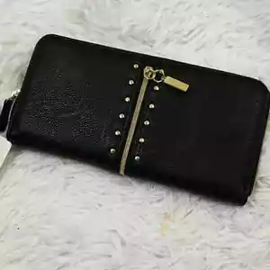 Mundi Negro Protección RFID Guardabarros Billetera Bolso sin asas Organizador - Nuevo con etiquetas - Imagen 1 de 6