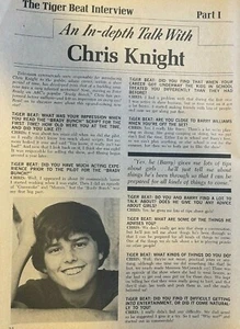 1972 Ein ausführliches Interview mit Schauspieler Chris Knight The Brady Bunch - Bild 1 von 4