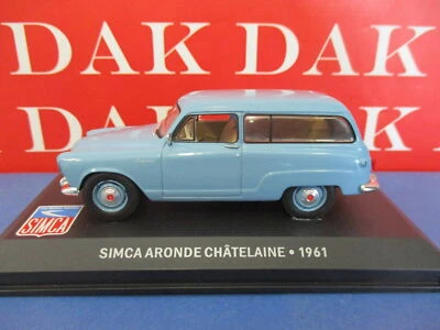 Die cast 1/43 Modellino Auto Simca Aronde Chatelaine 1961 azzurra - Immagine 1 di 4