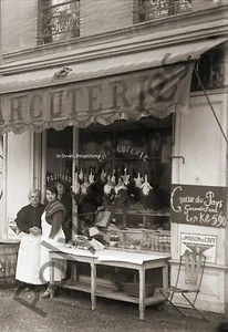 Foto Antico Commerce Toulouse Macellaio Deli P.Guitard Riprod. An. 1920 - Foto 1 di 3