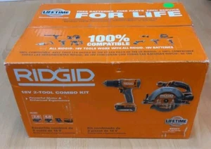 Kit combinado de herramientas Ridgid 18v 2 R9207 - Sellado Nuevo - Sierra circular y taladro atornillador - Imagen 1 de 5