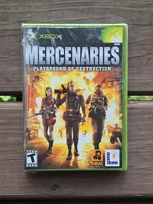 Mercenaries Playground of Destruction (Microsoft Xbox, 2005) New Factory Sealed - Image 1 of 4