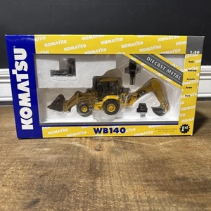 Komatsu WB140 Tractor Loader Backhoe by 1st Gear 1:50 scale - Picture 1 of 6