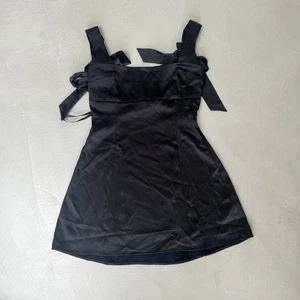 Urban Outfitters Light Before Dark Bri Double Bow Satin Mini Dress. Medium - Picture 1 of 4