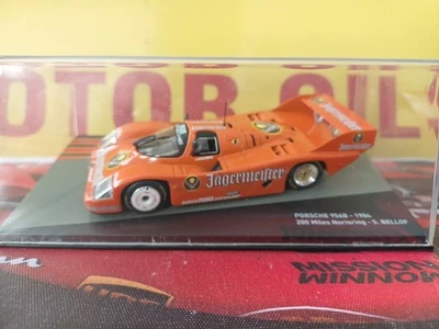 089 1/43 Porsche 956B 1984 200 Miles Norisring Jagermeist Centauria Panini Atlas - Immagine 1 di 4