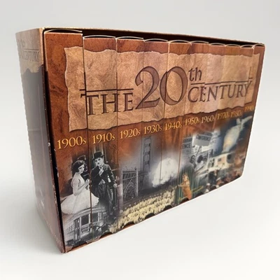 20th Century History by Decade VHS 2000 Box Set includes 10 VHS Tapes - Image 1 of 4