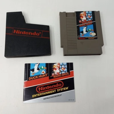 Super Mario Bros. / Duck Hunt (Nintendo) NES Cartridge, Sleeve, & Manual - Image 1 of 4